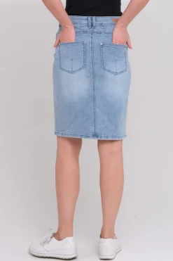 Izzy denim skjørt